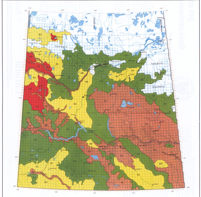 pH of Saskatchewan Soils 